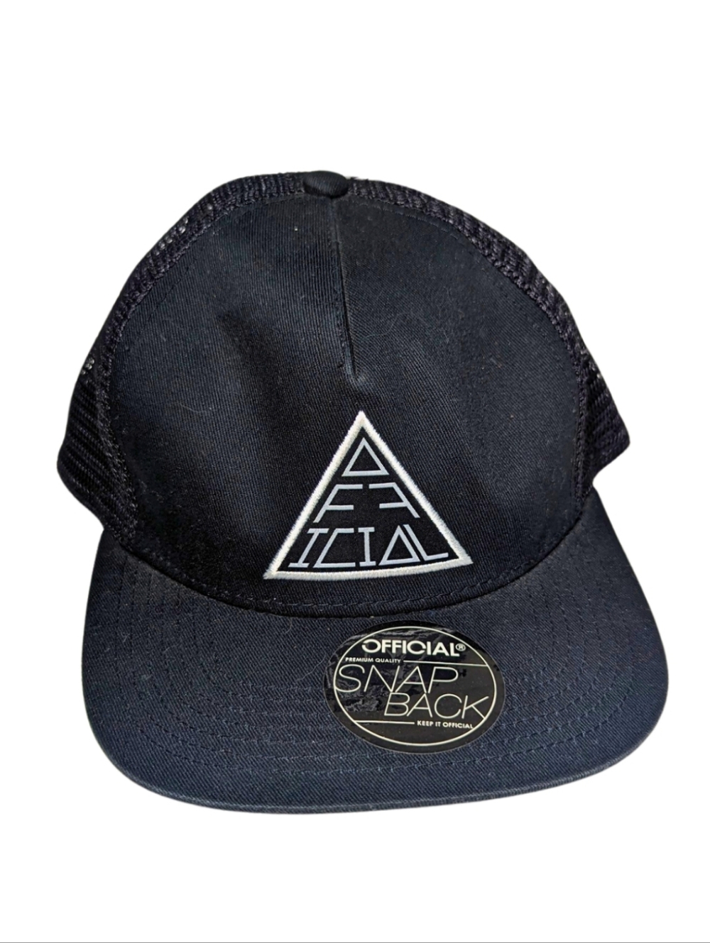 Official Coastal NWT Black Snap Back Mesh Adjustable Trucker Hat